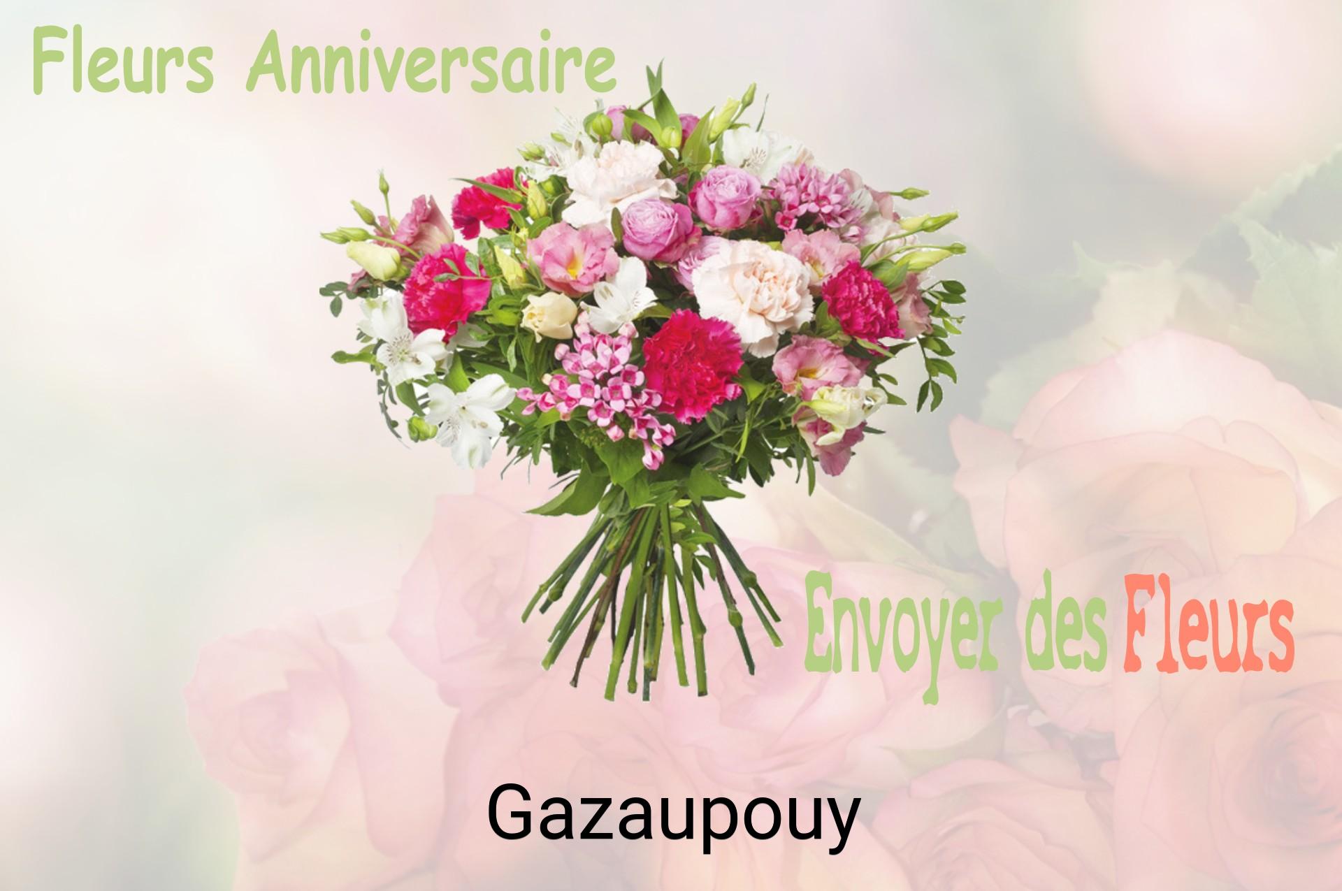 Bouquet de fleurs d’anniversaire livré à Gazaupouy