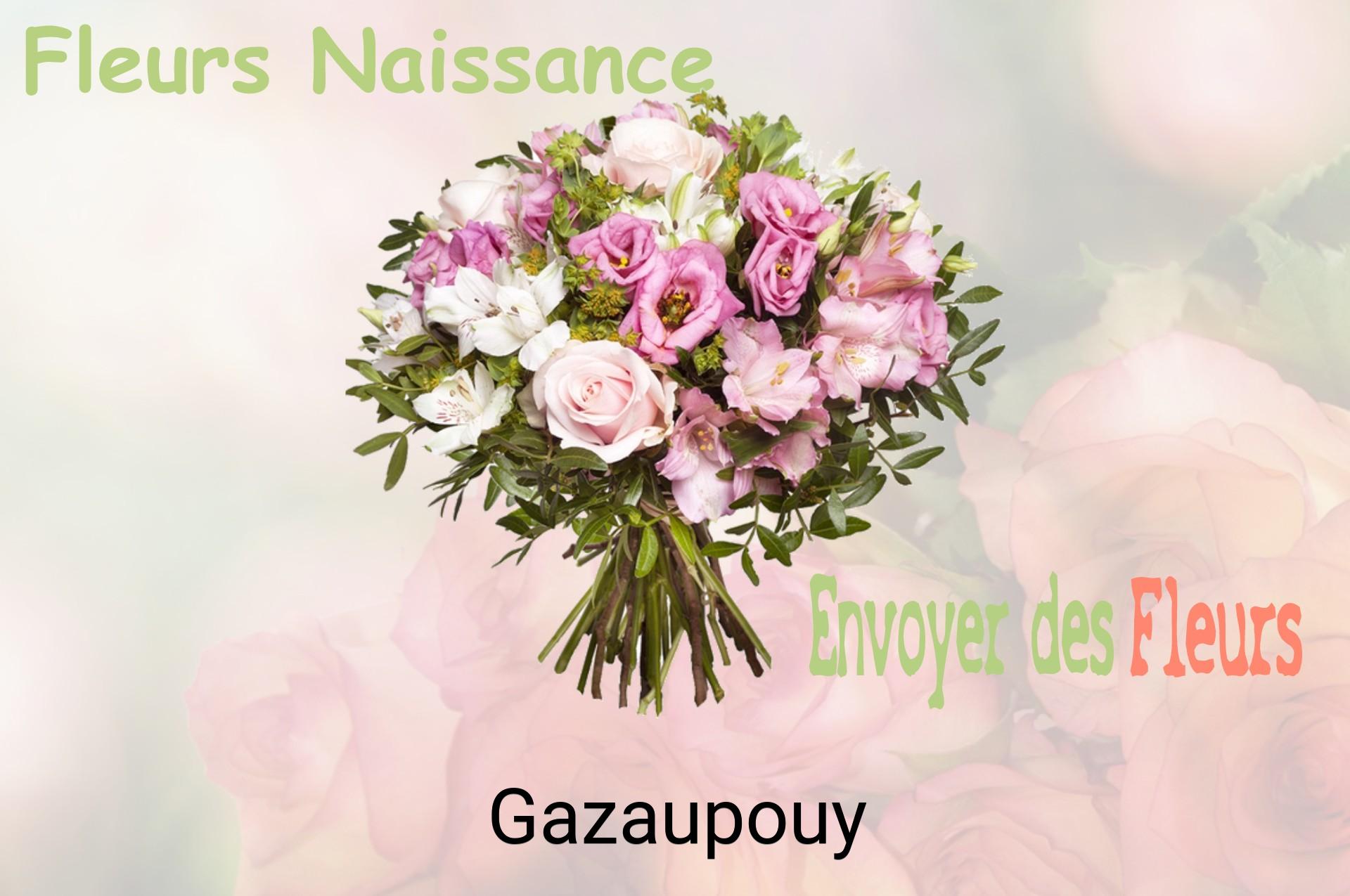 Bouquet de fleurs de naissance livré à Gazaupouy